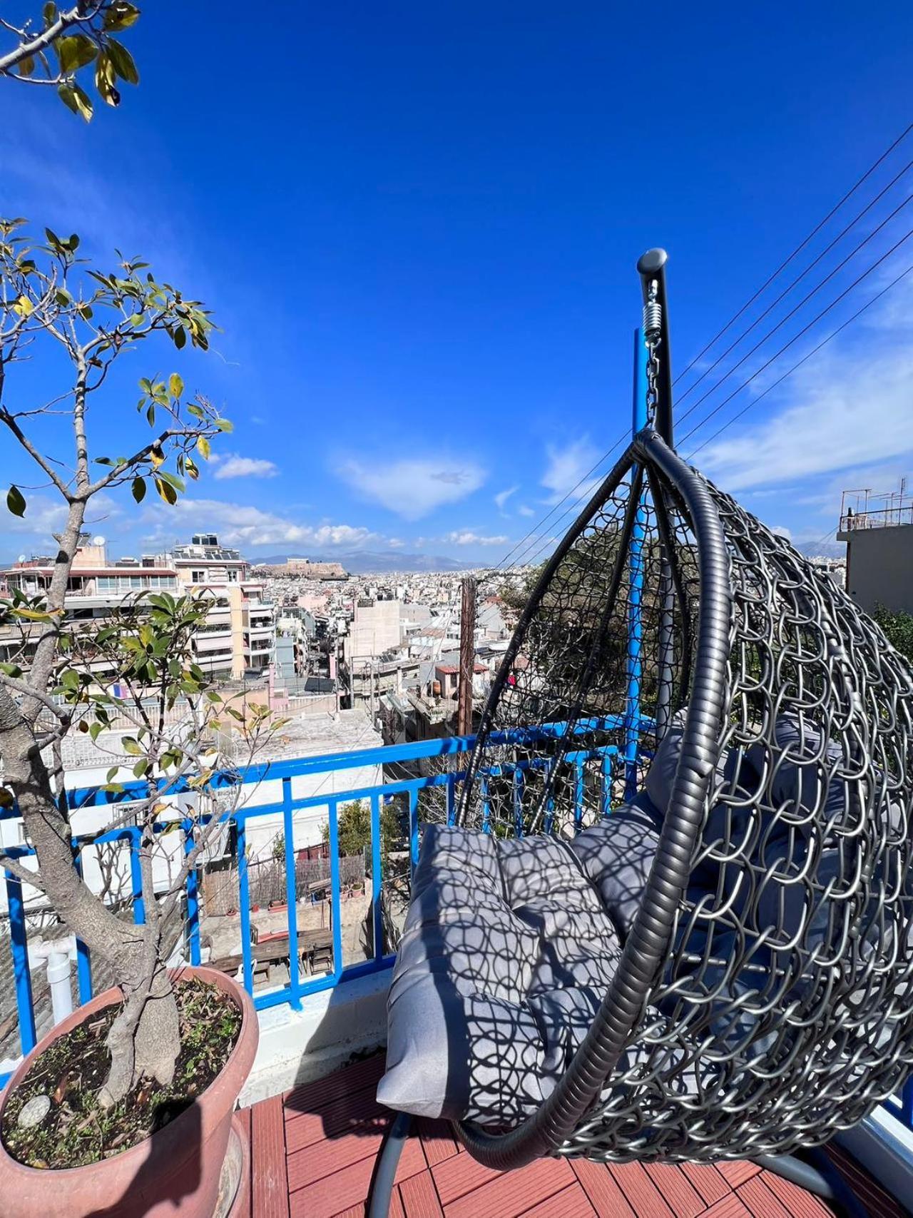 Sky Inn With Great Location Wonderful Acropolis View In Neos Kosmos Atina Dış mekan fotoğraf
